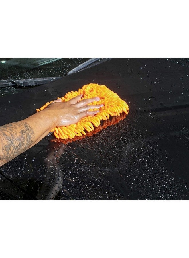 Meguiars Dual-Sided Plush Microfiber Hybrid Wash Mitt Orange 3 x 32 x 19 cm X210200 - Image 5